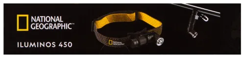 fotografia torcia Bresser National Geographic ILUMINOS 450 LED con supporto testa,  16