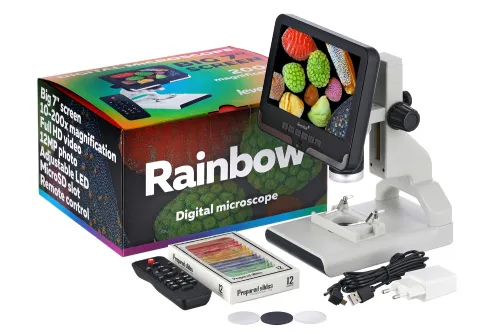 foto microscopio digitale Levenhuk Rainbow DM700 LCD,  2