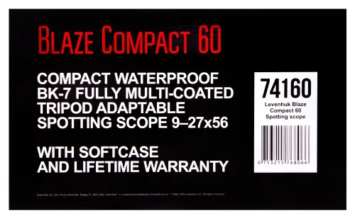 fotografia cannocchiale terrestre Levenhuk Blaze Compact 60,  19