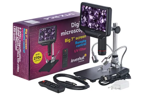 fotografia microscopio con telecomando Levenhuk DTX RC4,  2