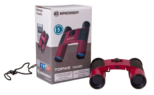 figura binocolo Bresser Topas 10x25,  7