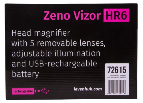 foto lente d’ingrandimento frontale ricaricabile Levenhuk Zeno Vizor HR6,  13