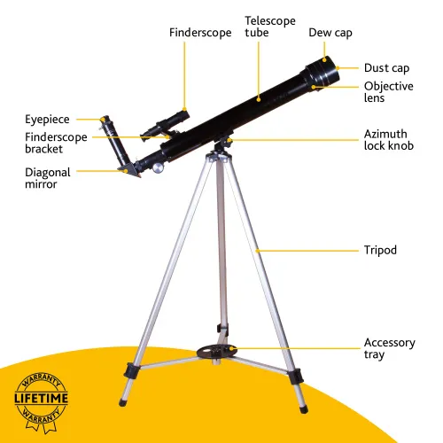 fotografia telescopio Levenhuk Skyline BASE 50T,  12