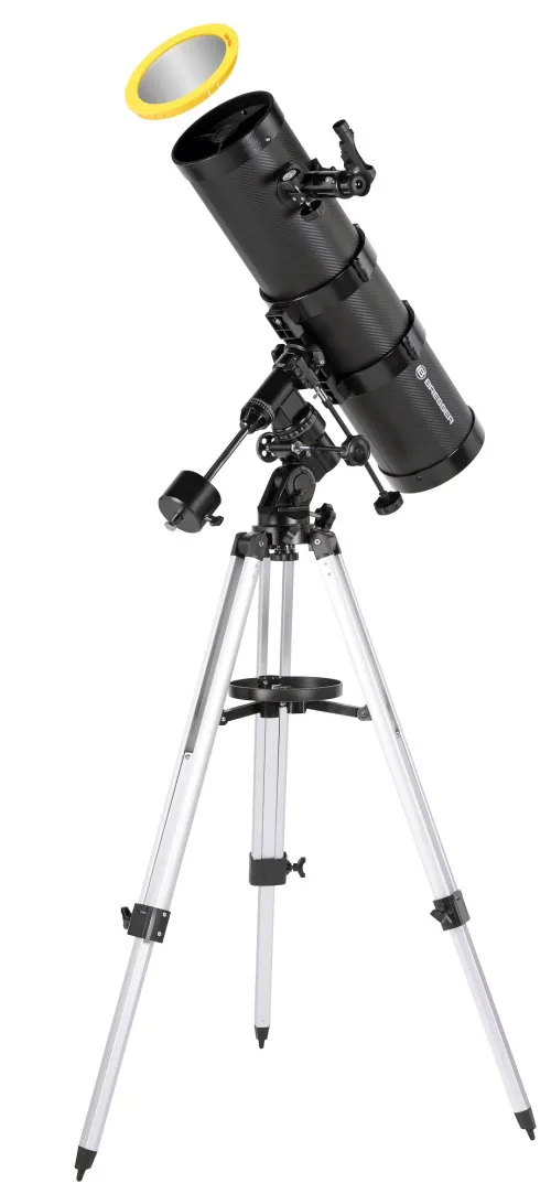 fotografia telescopio riflettore newtoniano Bresser Spica 130/1000 EQ3 con set di filtri,  7