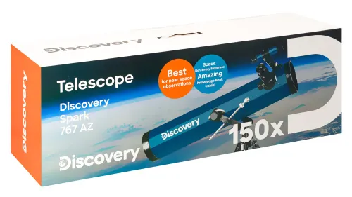fotografia telescopio Levenhuk Discovery Spark 767 AZ con libro,  15