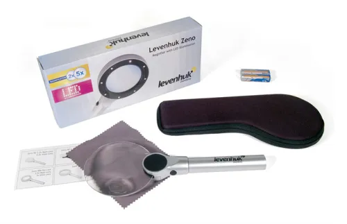 fotografia lente d’ingrandimento Levenhuk Zeno 400 LED, 2/4x, 88/21 mm, metallo,  3