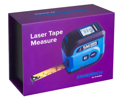 immagine misuratore laser con flessometro Ermenrich Reel SLR640,  7