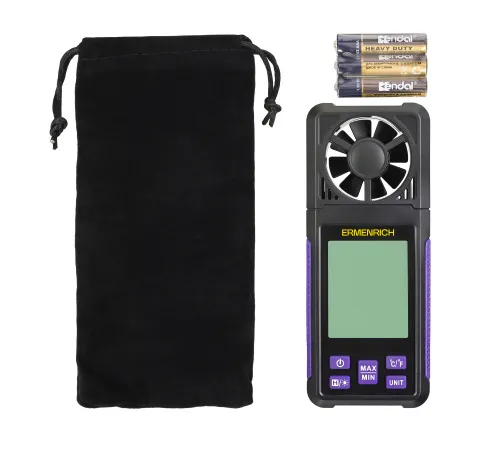 foto anemometro digitale Ermenrich Seek DN10,  7