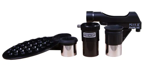 figura telescopio Bresser Galaxia 114/900 con Adattatore per Fotocamera Smartphone,  9