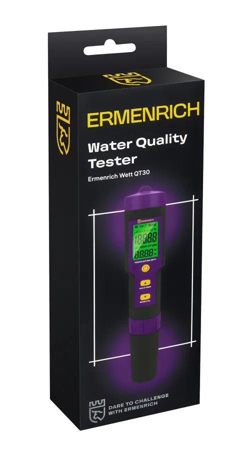 fotografia tester di qualità dell’acqua Ermenrich Wett QT30,  6