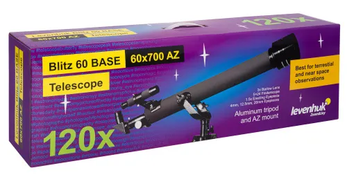 foto telescopio Levenhuk Blitz 60 BASE,  12