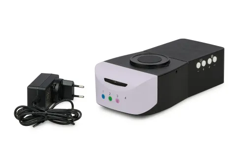 foto attacco epi-fluorescenza MAGUS Epi-FL04M LED, cubi per filtri fluorescenti B/G/UV,  11