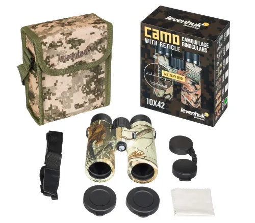 fotografia binocolo con reticolo Levenhuk Camo 10x42,  5