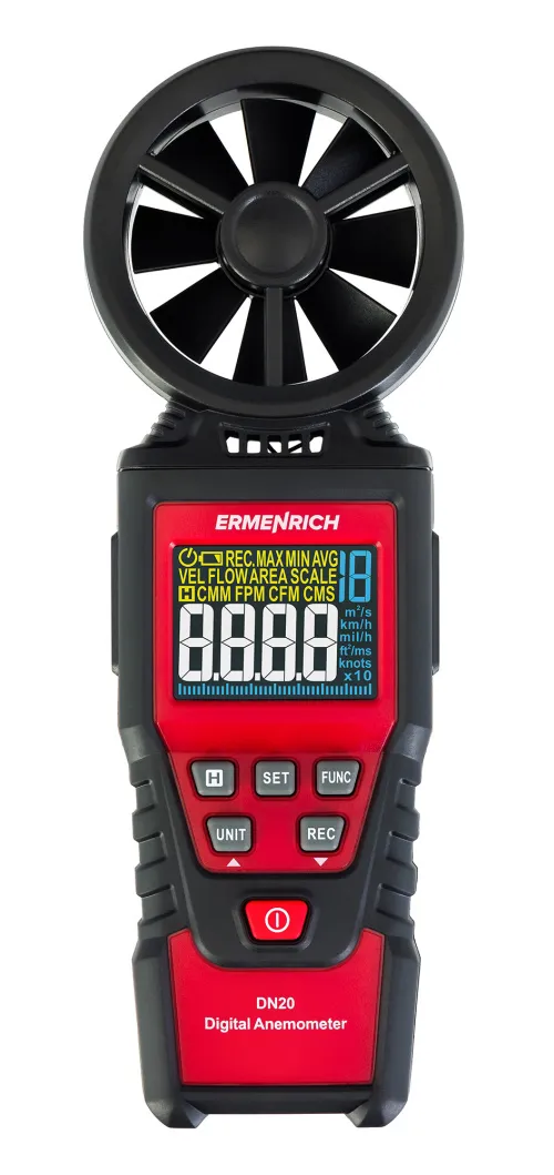 immagine anemometro digitale Ermenrich Seek DN20,  3