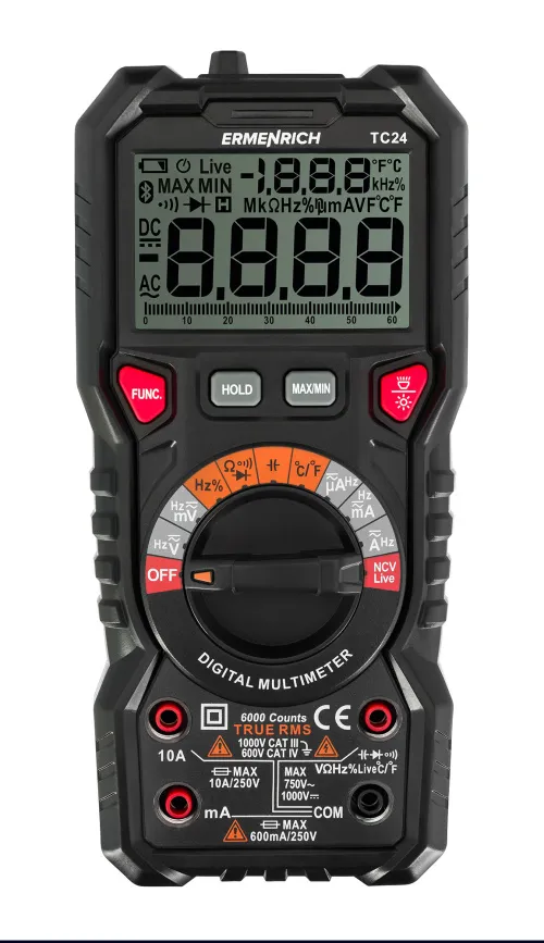 foto multimetro digitale Ermenrich Zing TC24,  2