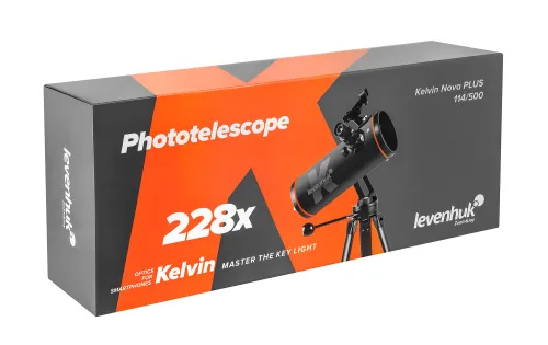 immagine fototelescopio Levenhuk Kelvin Nova PLUS 114/500,  18