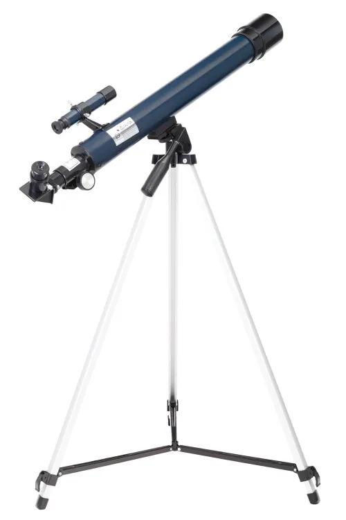 figura telescopio Levenhuk Discovery Sky T50 con libro,  7