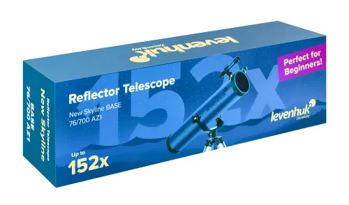 fotografia telescopio Levenhuk New Skyline BASE 76/700 AZ1,  13