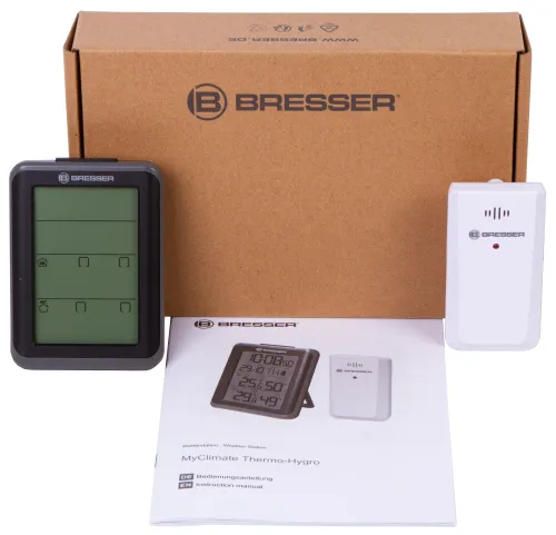 figura orologio termoigrometro Bresser MyClimate, bianco,  4