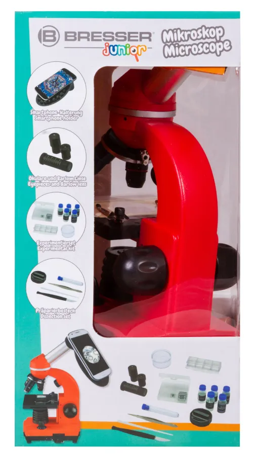 foto microscopio Bresser Junior Biolux SEL 40–1600x,  14