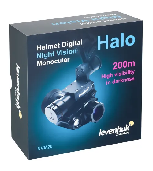 immagine visore notturno monoculare digitale Levenhuk Halo NVM20 Helmet,  17