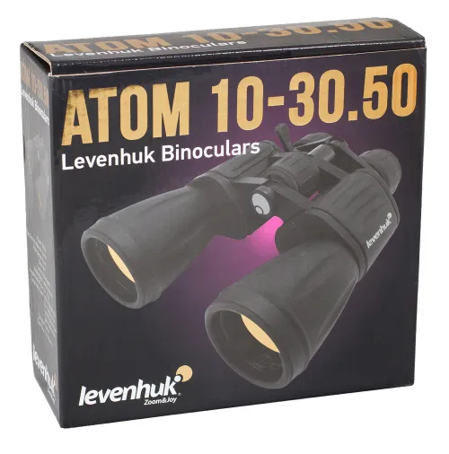 figura binocolo Levenhuk Atom 10–30x50,  10