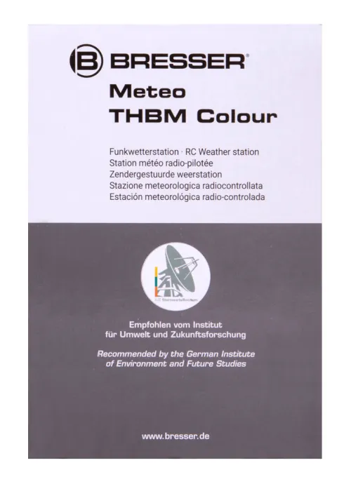 fotografia stazione meteorologica Bresser con display a colori, nera,  12