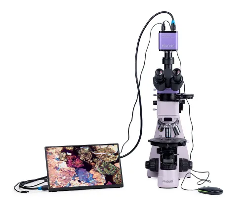 foto microscopio polarizzatore digitale MAGUS Pol D850 LCD,  7