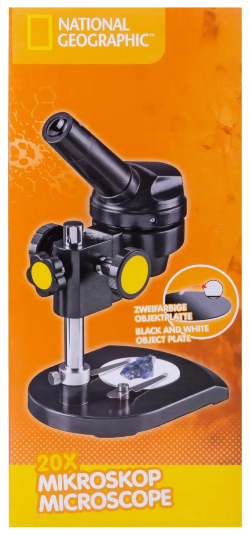 figura microscopio Monoculare Bresser National Geographic 20x,  17
