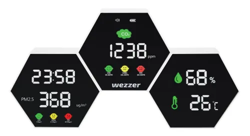 figura misuratore della qualità dell’aria Levenhuk Wezzer Air PRO DM50,  4