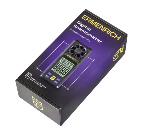 foto anemometro digitale Ermenrich Seek DN10,  8