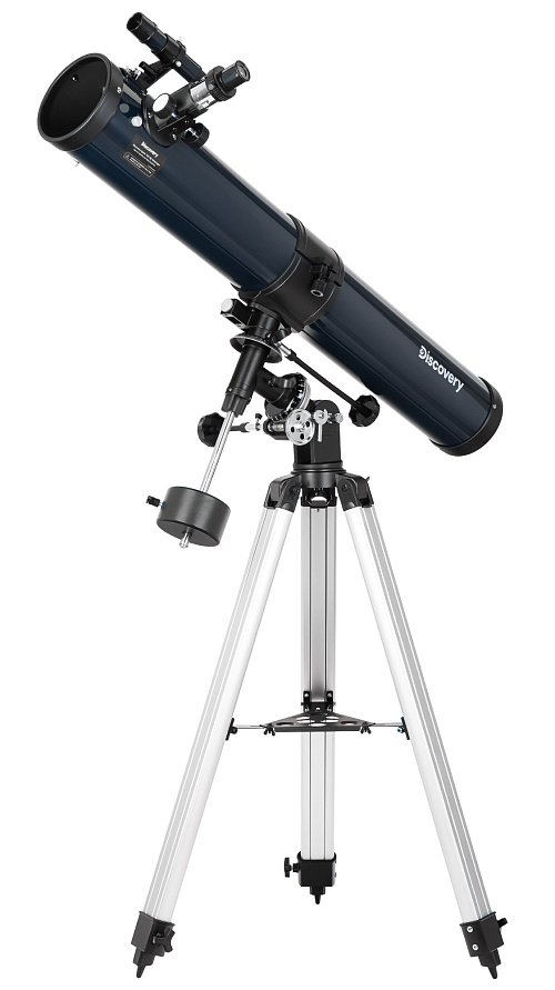 immagine telescopio Levenhuk Discovery Spark 769 EQ con libro