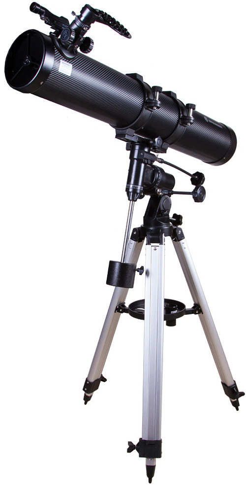 figura telescopio Bresser Galaxia 114/900 con Adattatore per Fotocamera Smartphone