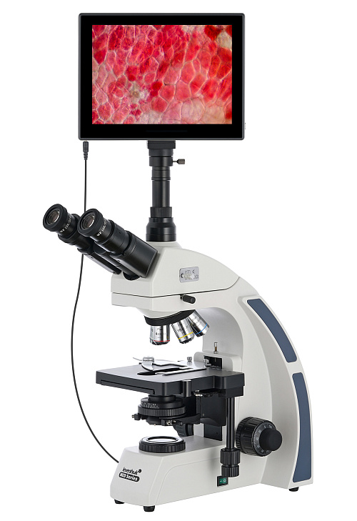 fotografia microscopio trinoculare digitale Levenhuk MED D40T LCD